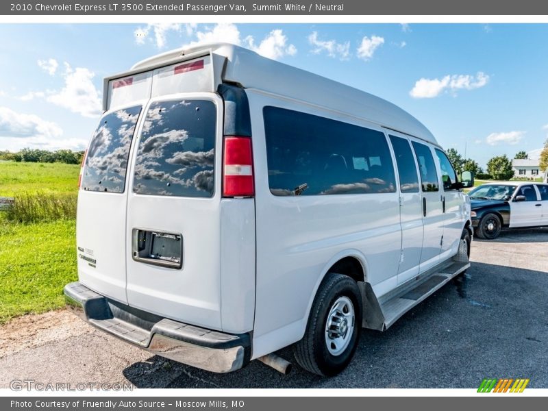 Summit White / Neutral 2010 Chevrolet Express LT 3500 Extended Passenger Van