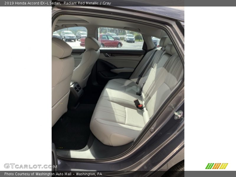 Radiant Red Metallic / Gray 2019 Honda Accord EX-L Sedan