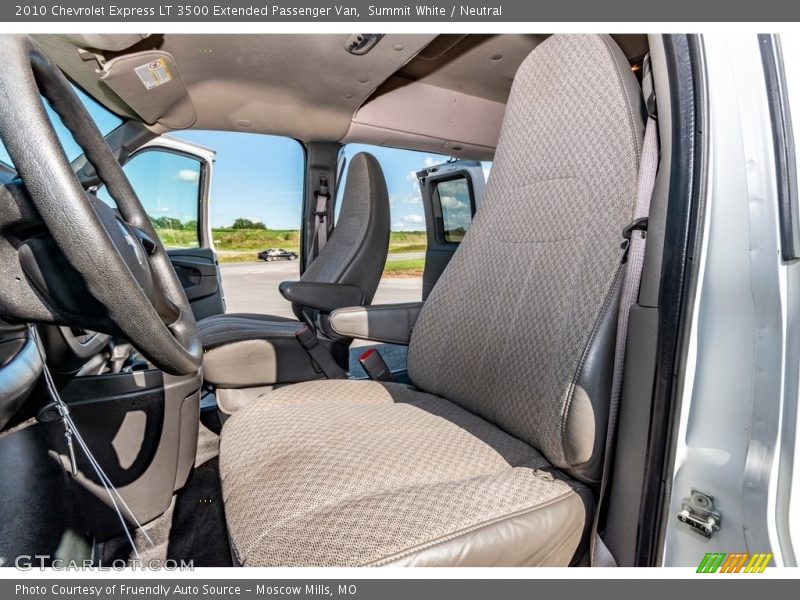Summit White / Neutral 2010 Chevrolet Express LT 3500 Extended Passenger Van