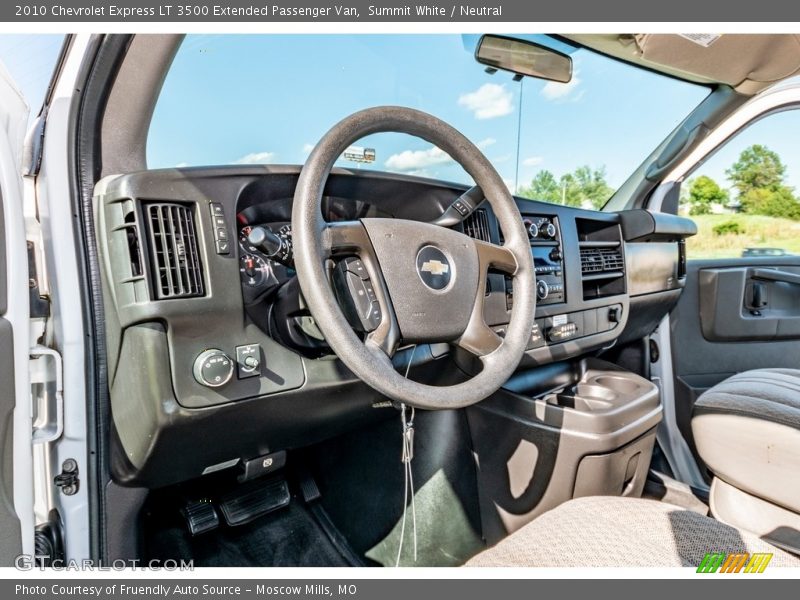 Summit White / Neutral 2010 Chevrolet Express LT 3500 Extended Passenger Van