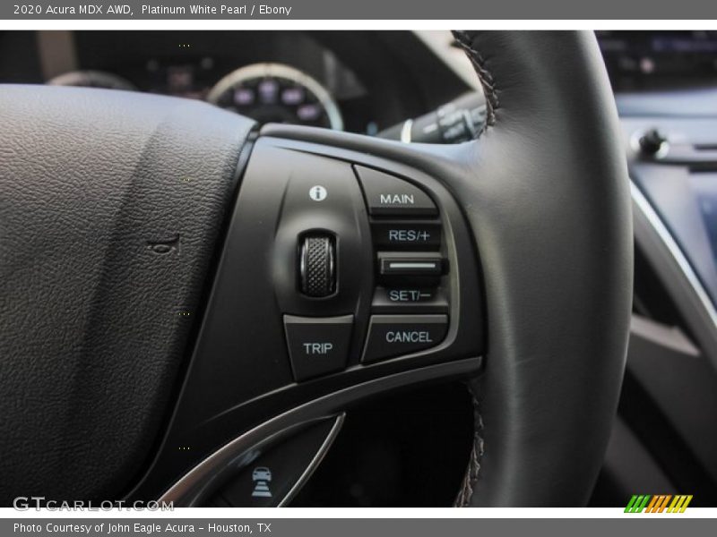 Platinum White Pearl / Ebony 2020 Acura MDX AWD
