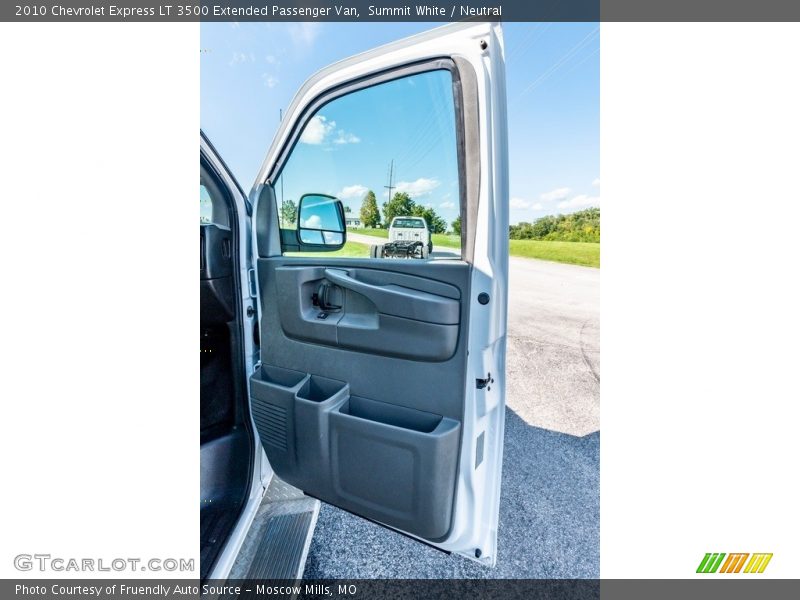 Summit White / Neutral 2010 Chevrolet Express LT 3500 Extended Passenger Van