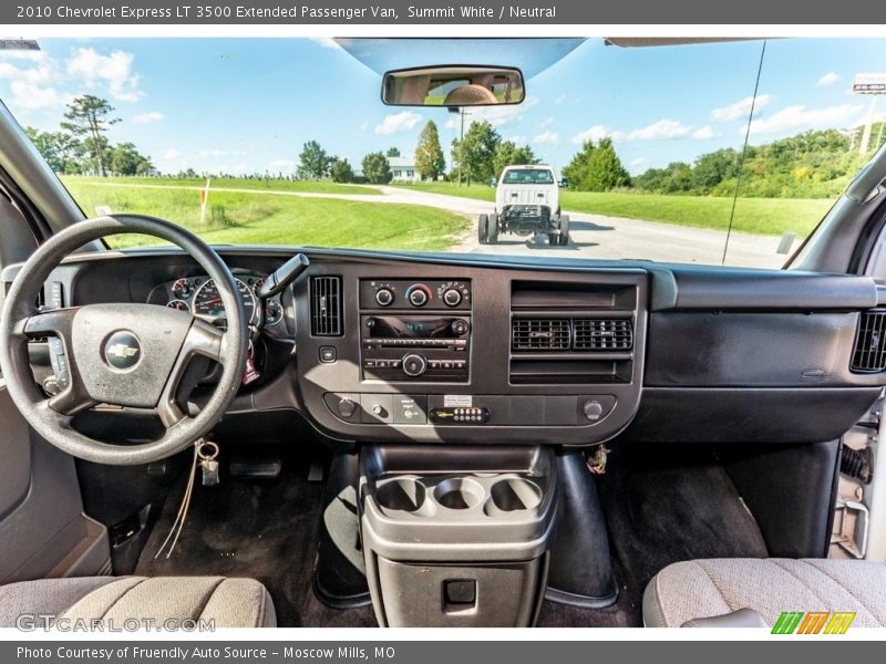 Summit White / Neutral 2010 Chevrolet Express LT 3500 Extended Passenger Van