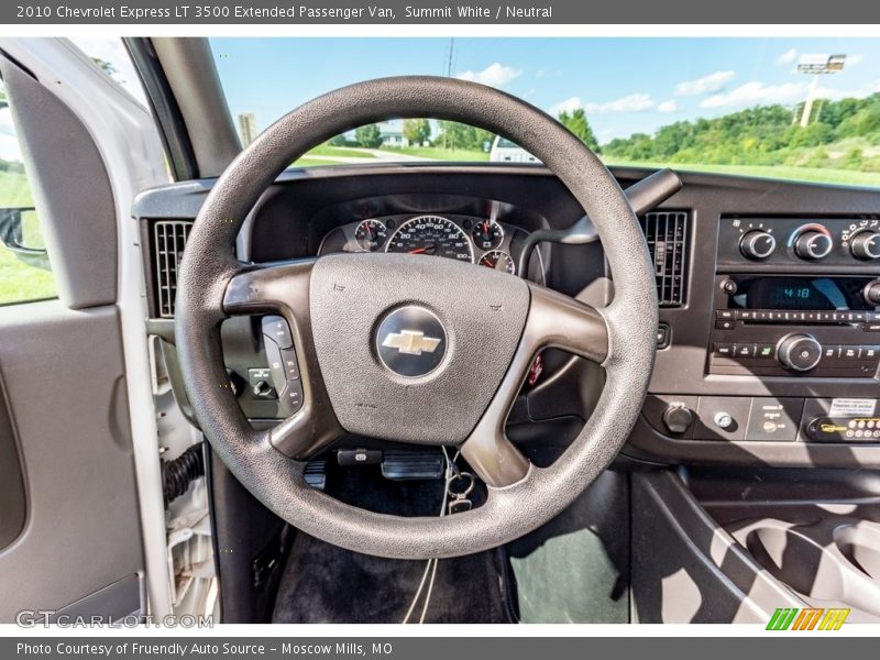 Summit White / Neutral 2010 Chevrolet Express LT 3500 Extended Passenger Van