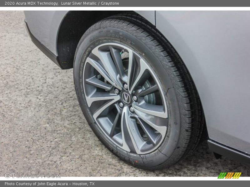 Lunar Silver Metallic / Graystone 2020 Acura MDX Technology