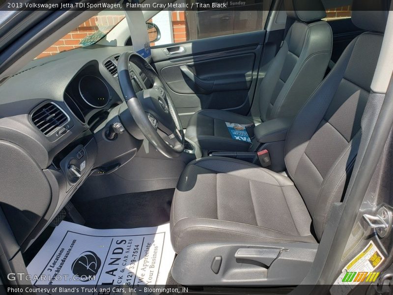 Platinum Gray Metallic / Titan Black 2013 Volkswagen Jetta TDI SportWagen
