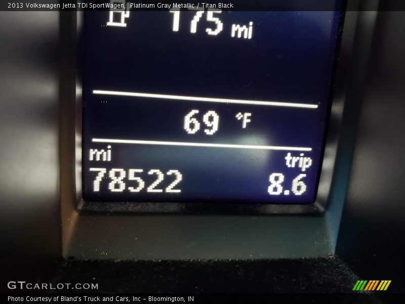 Platinum Gray Metallic / Titan Black 2013 Volkswagen Jetta TDI SportWagen