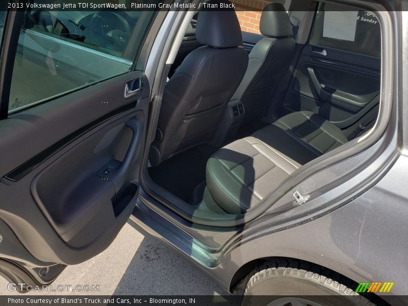Platinum Gray Metallic / Titan Black 2013 Volkswagen Jetta TDI SportWagen