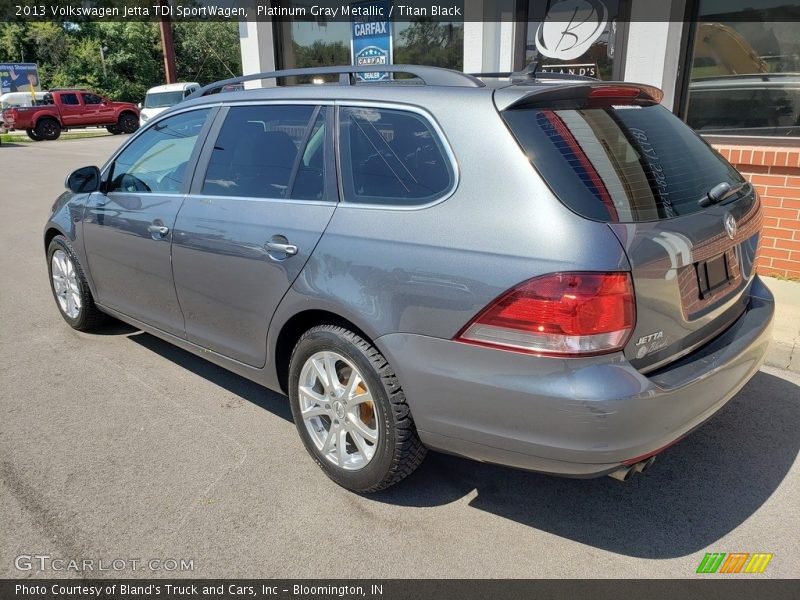 Platinum Gray Metallic / Titan Black 2013 Volkswagen Jetta TDI SportWagen