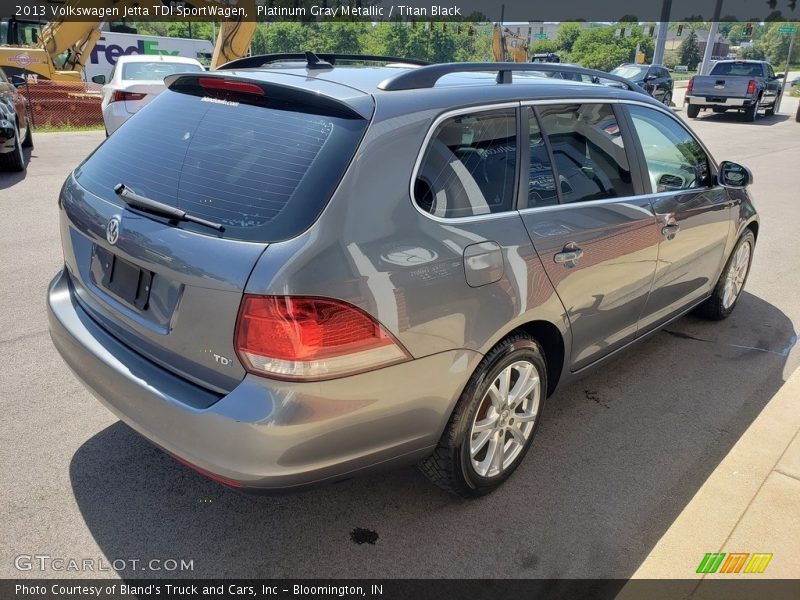 Platinum Gray Metallic / Titan Black 2013 Volkswagen Jetta TDI SportWagen