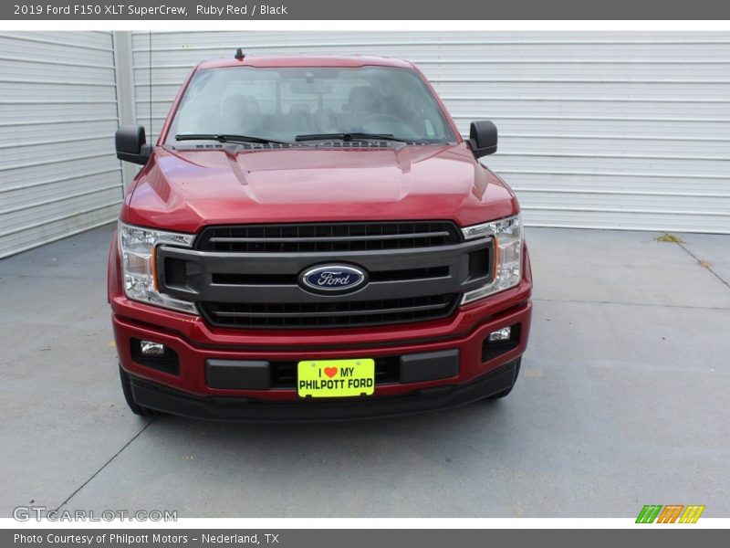 Ruby Red / Black 2019 Ford F150 XLT SuperCrew