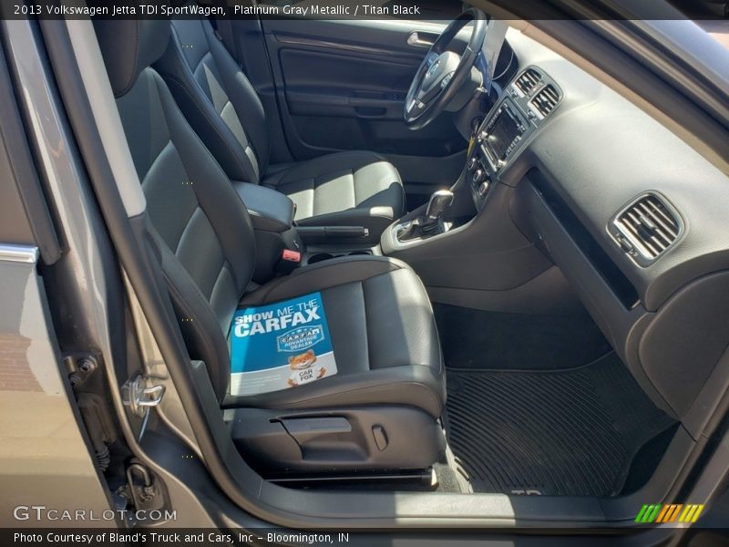 Platinum Gray Metallic / Titan Black 2013 Volkswagen Jetta TDI SportWagen