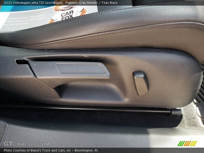 Platinum Gray Metallic / Titan Black 2013 Volkswagen Jetta TDI SportWagen