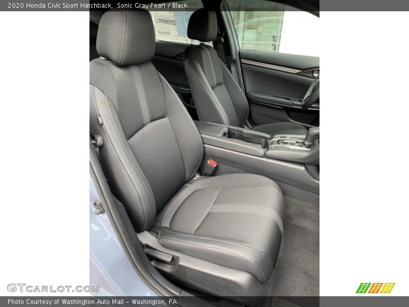 Front Seat of 2020 Civic Sport Hatchback