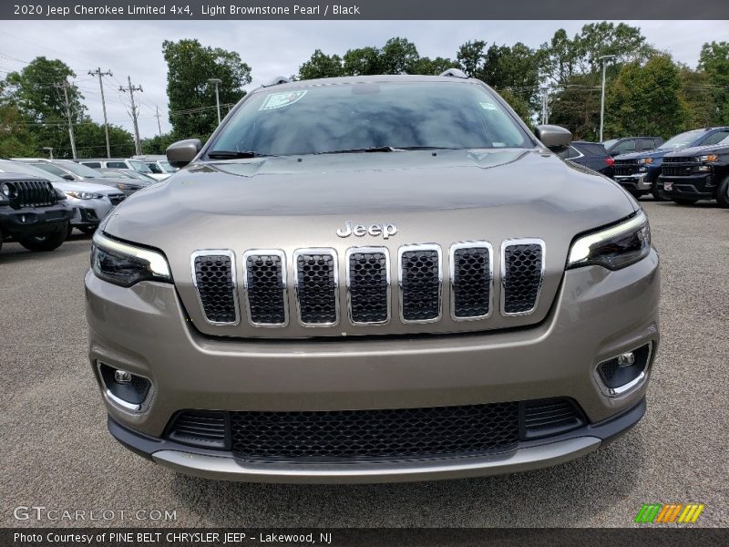 Light Brownstone Pearl / Black 2020 Jeep Cherokee Limited 4x4