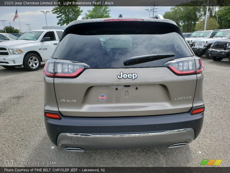 Light Brownstone Pearl / Black 2020 Jeep Cherokee Limited 4x4