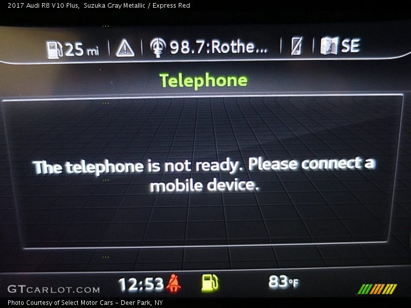 Suzuka Gray Metallic / Express Red 2017 Audi R8 V10 Plus