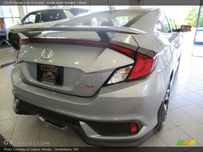 Lunar Silver Metallic / Black 2018 Honda Civic Si Coupe