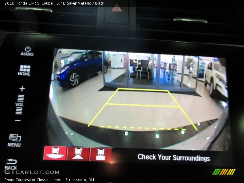 Lunar Silver Metallic / Black 2018 Honda Civic Si Coupe