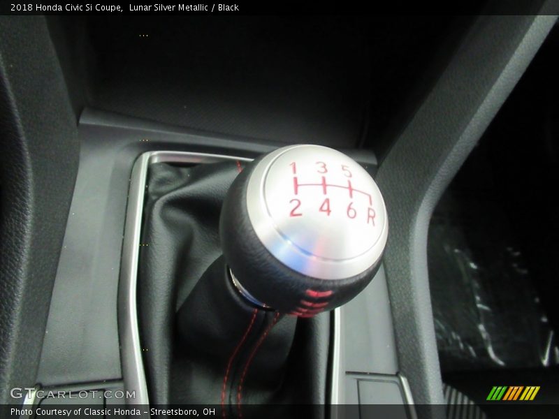 Lunar Silver Metallic / Black 2018 Honda Civic Si Coupe