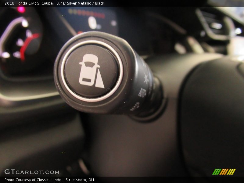Lunar Silver Metallic / Black 2018 Honda Civic Si Coupe