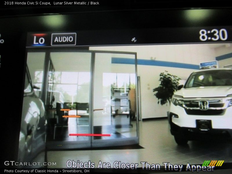 Lunar Silver Metallic / Black 2018 Honda Civic Si Coupe