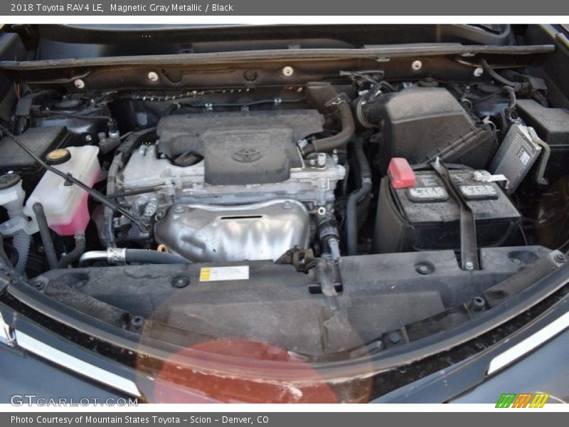 Magnetic Gray Metallic / Black 2018 Toyota RAV4 LE