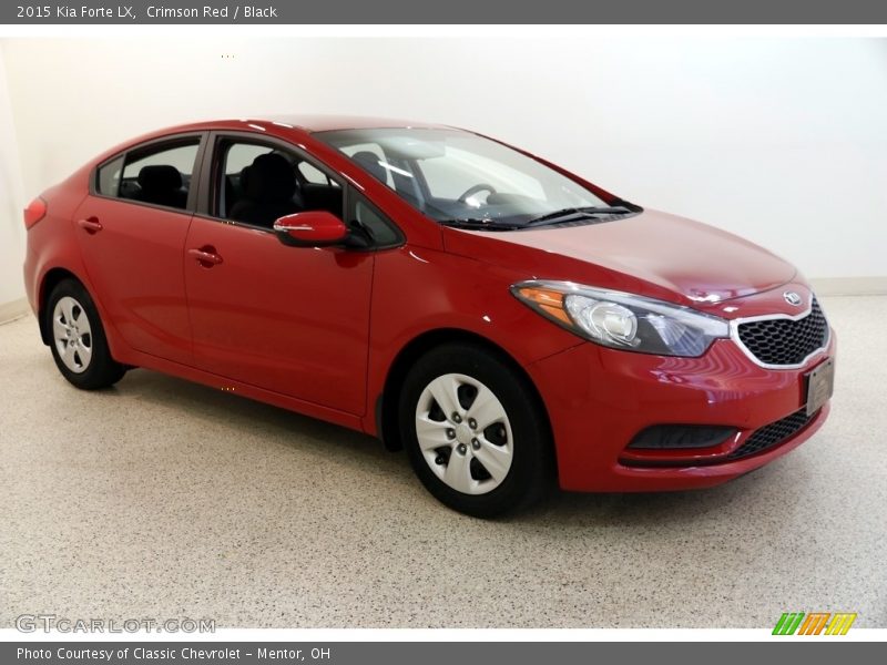 Crimson Red / Black 2015 Kia Forte LX