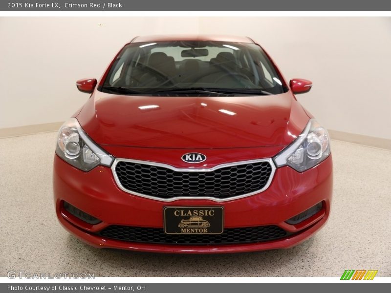 Crimson Red / Black 2015 Kia Forte LX