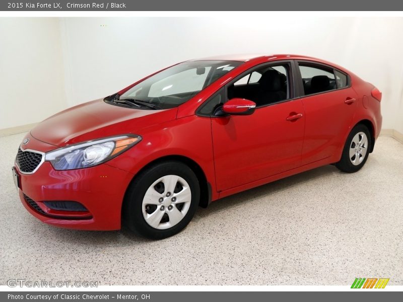 Crimson Red / Black 2015 Kia Forte LX