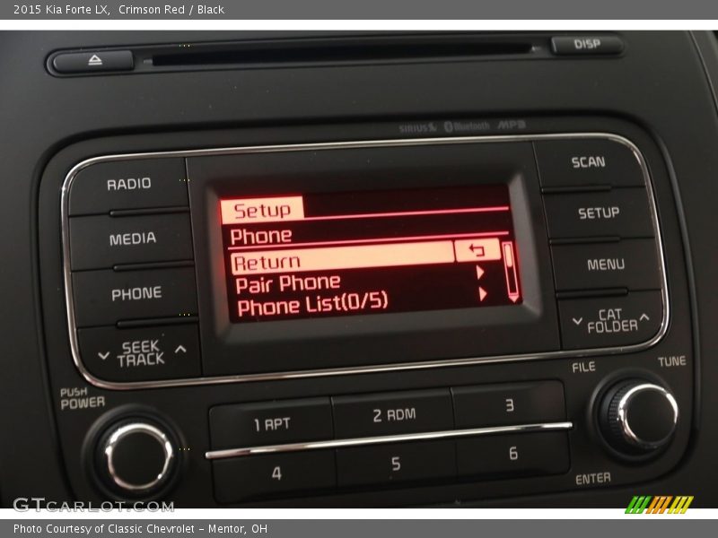 Crimson Red / Black 2015 Kia Forte LX