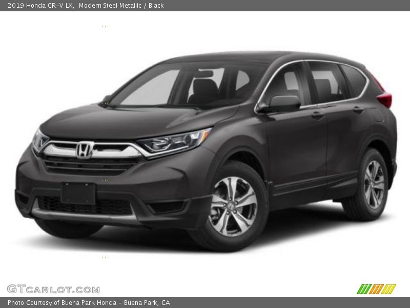 Modern Steel Metallic / Black 2019 Honda CR-V LX