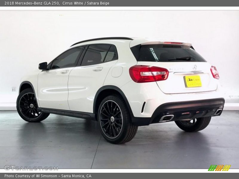 Cirrus White / Sahara Beige 2018 Mercedes-Benz GLA 250