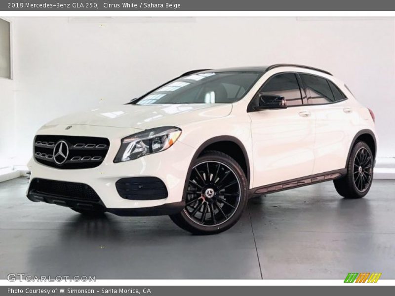 Cirrus White / Sahara Beige 2018 Mercedes-Benz GLA 250