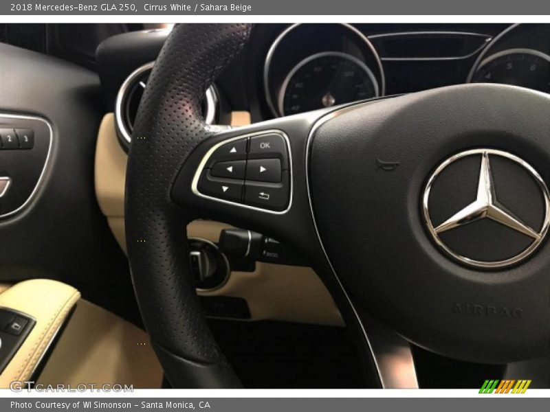 Cirrus White / Sahara Beige 2018 Mercedes-Benz GLA 250