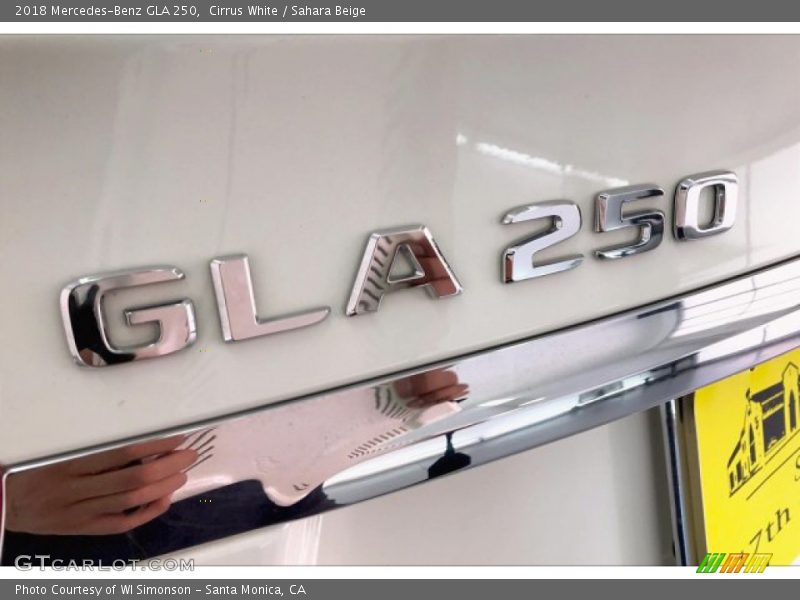 Cirrus White / Sahara Beige 2018 Mercedes-Benz GLA 250