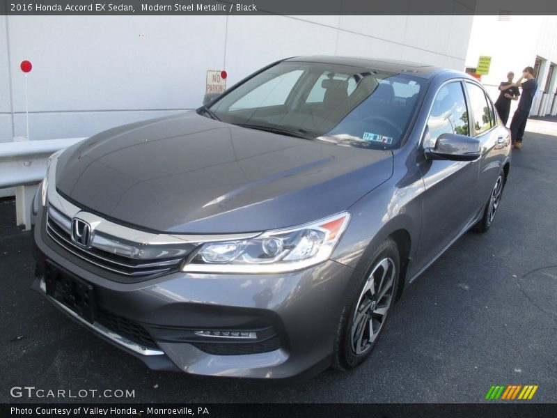 Modern Steel Metallic / Black 2016 Honda Accord EX Sedan