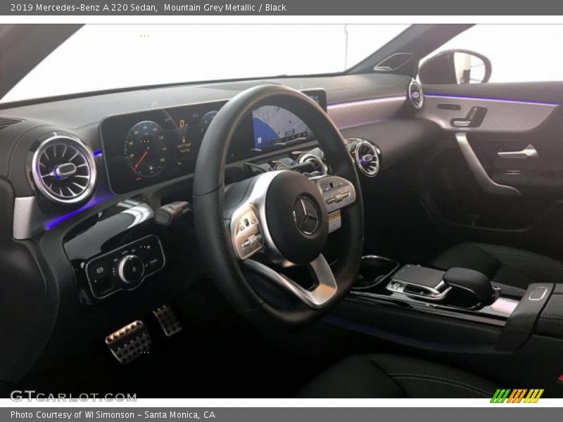 Mountain Grey Metallic / Black 2019 Mercedes-Benz A 220 Sedan