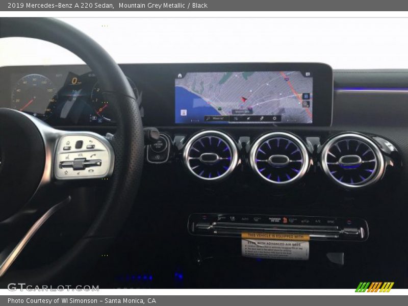 Mountain Grey Metallic / Black 2019 Mercedes-Benz A 220 Sedan