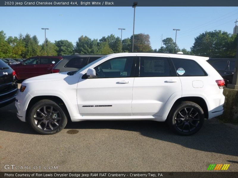Bright White / Black 2020 Jeep Grand Cherokee Overland 4x4