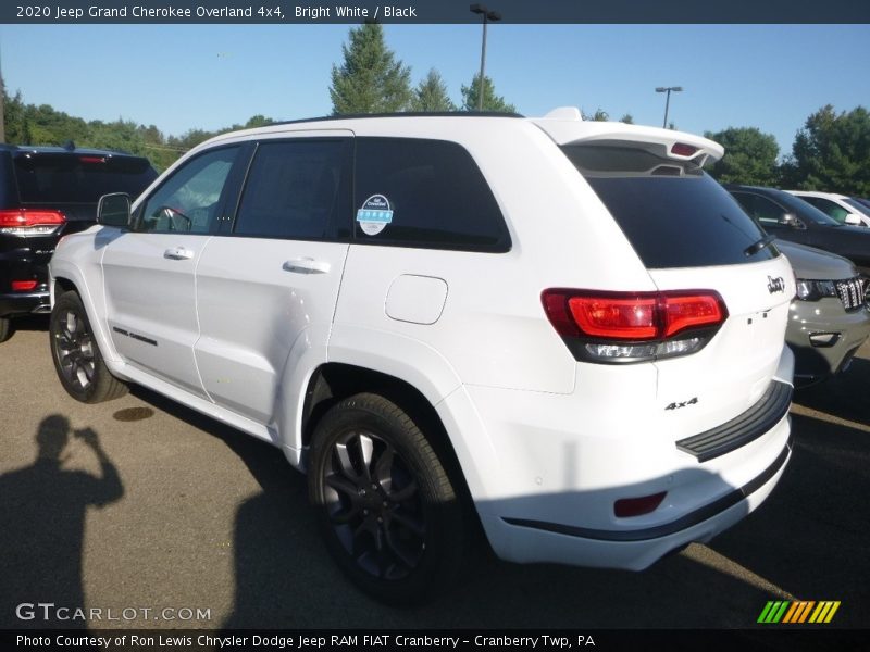 Bright White / Black 2020 Jeep Grand Cherokee Overland 4x4