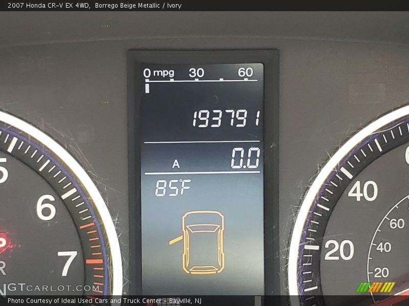 Borrego Beige Metallic / Ivory 2007 Honda CR-V EX 4WD