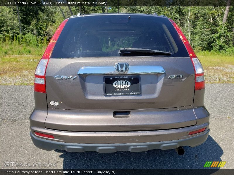 Urban Titanium Metallic / Ivory 2011 Honda CR-V EX 4WD