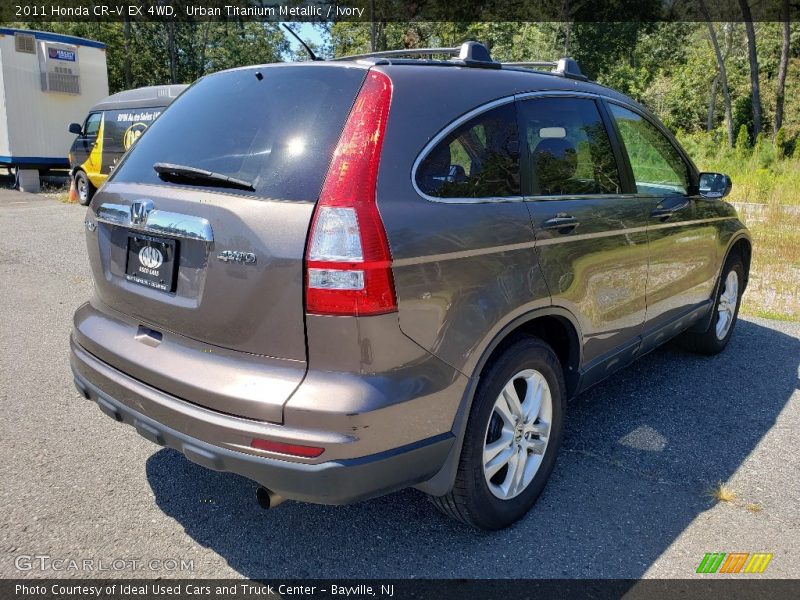 Urban Titanium Metallic / Ivory 2011 Honda CR-V EX 4WD