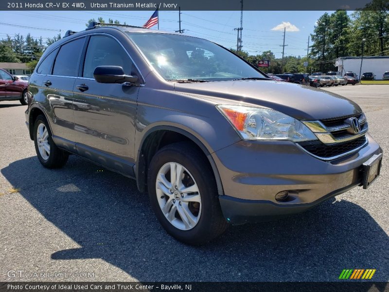 Urban Titanium Metallic / Ivory 2011 Honda CR-V EX 4WD