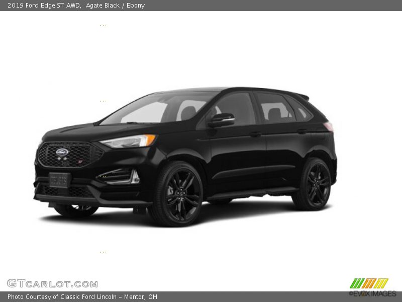 Agate Black / Ebony 2019 Ford Edge ST AWD