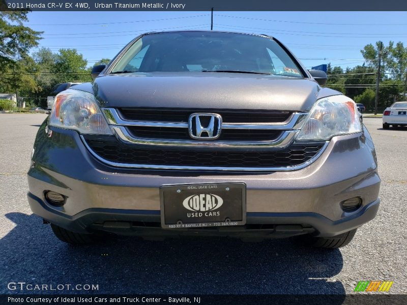 Urban Titanium Metallic / Ivory 2011 Honda CR-V EX 4WD