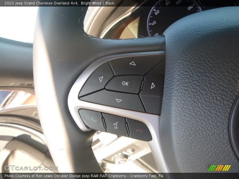 Bright White / Black 2020 Jeep Grand Cherokee Overland 4x4