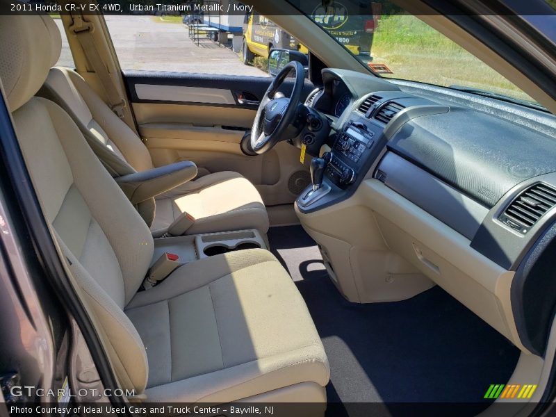 Urban Titanium Metallic / Ivory 2011 Honda CR-V EX 4WD
