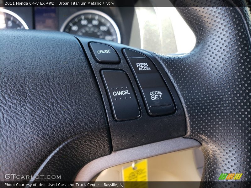 Urban Titanium Metallic / Ivory 2011 Honda CR-V EX 4WD